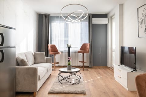 Living room, Seating area, air conditioner