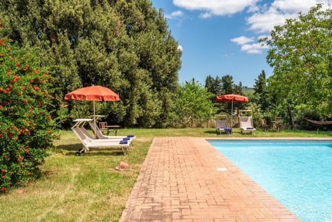 Property building, Living room, Swimming pool