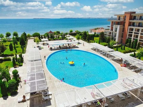 Patio, Natural landscape, Pool view, Sea view, Swimming pool