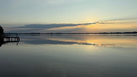 Lake view, Sunset