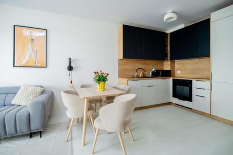 Kitchen or kitchenette, dishwasher, oven, stove