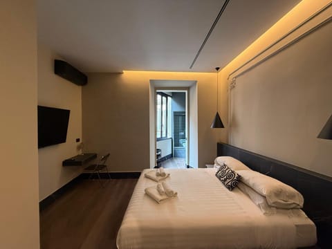 Bed, TV and multimedia, Photo of the whole room, Bedroom
