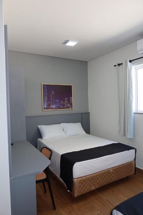 Bed, Photo of the whole room, Bedroom, air conditioner