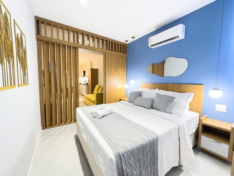 Bed, Bedroom, air conditioner