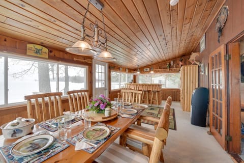 Private Dock and Views! Family Home on Paradise Lake House in Carp Lake