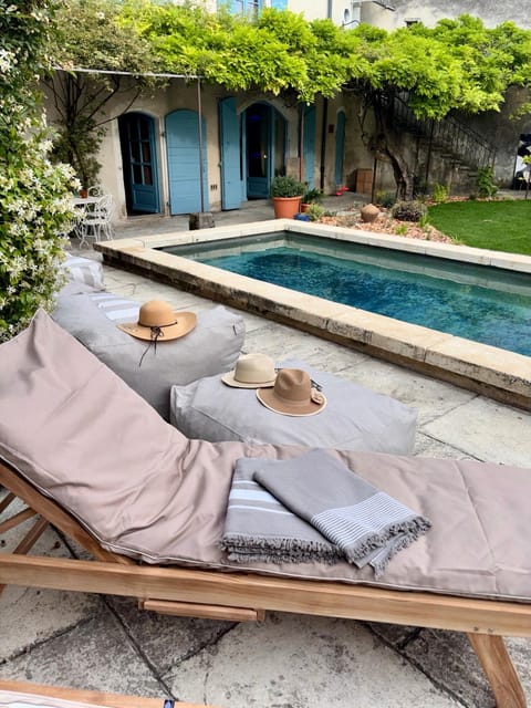 Patio, Day, Garden, Garden view, Pool view, Swimming pool, sunbed