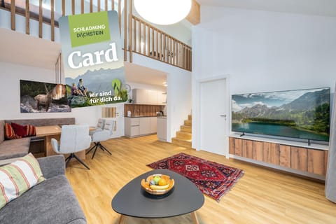 TV and multimedia, Kitchen or kitchenette, Living room, Seating area