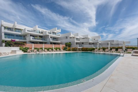 Property building, Living room, Swimming pool
