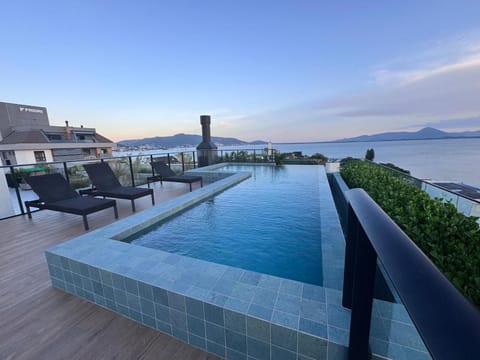 Natural landscape, Mountain view, Pool view, Sea view, Swimming pool, sunbed
