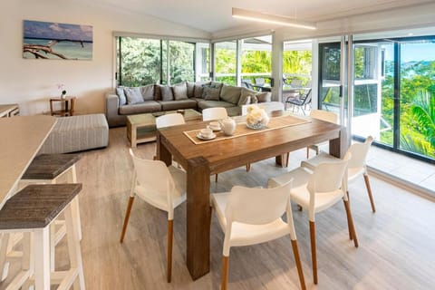 Natural landscape, View (from property/room), Living room, Dining area