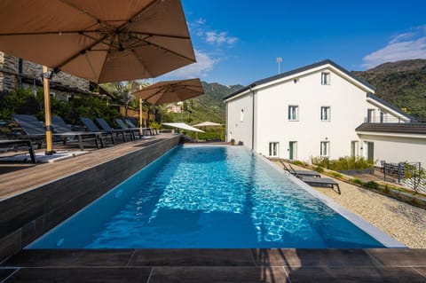 Natural landscape, Pool view, Swimming pool, sunbed