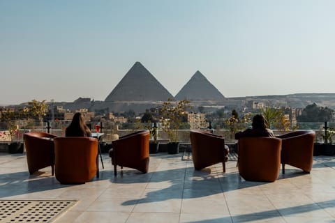Patio, Day, Natural landscape, View (from property/room), Balcony/Terrace, Living room, Seating area