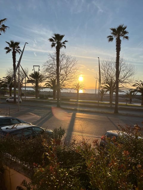 Natural landscape, Balcony/Terrace, Sea view, Sunset