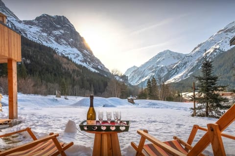 Day, Natural landscape, Winter, Mountain view