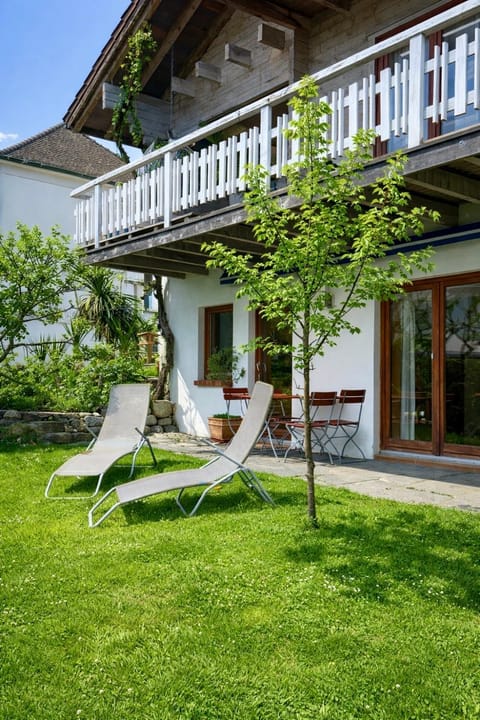 Property building, Spring, Garden, sunbed