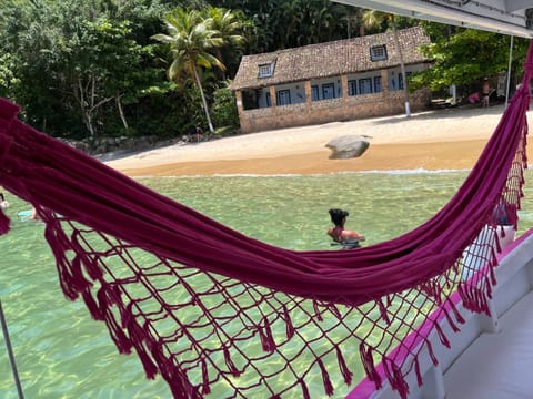 Vibe Docked boat in Paraty