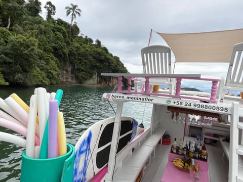 Vibe Docked boat in Paraty