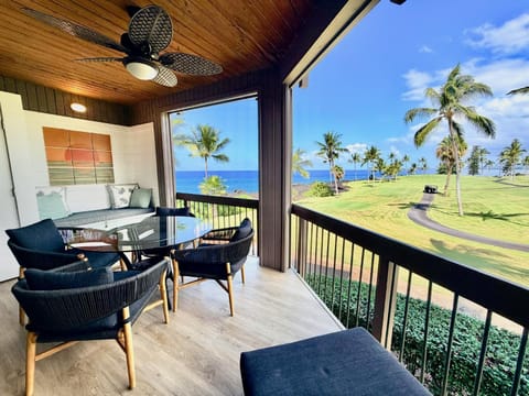 View (from property/room), Balcony/Terrace, Sea view