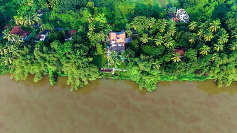 Property building, Nearby landmark, Day, Natural landscape, Bird's eye view, Lake view