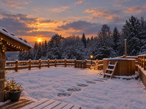 Hot Spring Bath, View (from property/room), Garden view, Mountain view