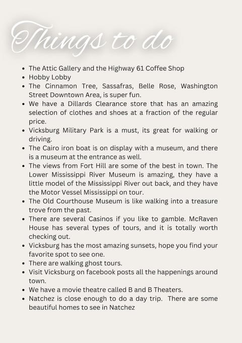 #2 Garden Cottage at Flowerree Estates Apartment in Vicksburg