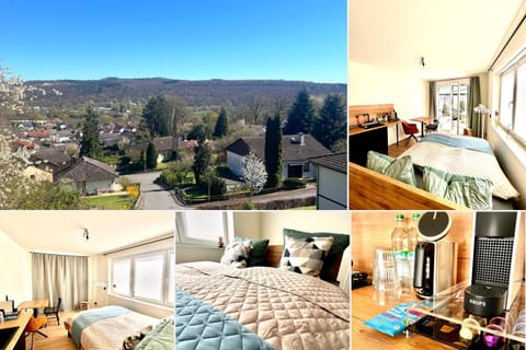 Bed, Coffee/tea facilities, View (from property/room), View (from property/room), Photo of the whole room, Seating area