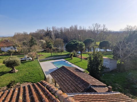 Property building, Garden, Sauna, Lake view, Swimming pool