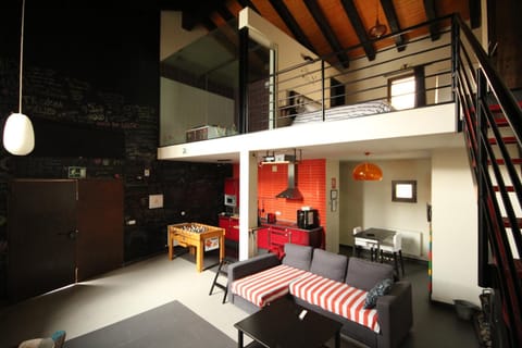 Kitchen or kitchenette, Living room, Dining area, Bedroom