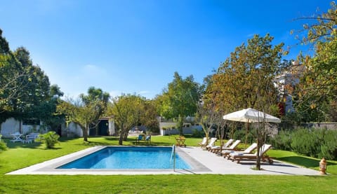 Spring, Day, Garden, Garden view, Pool view, Swimming pool, sunbed