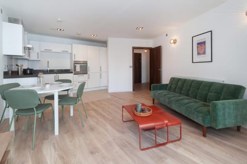 Kitchen or kitchenette, Living room, Dining area