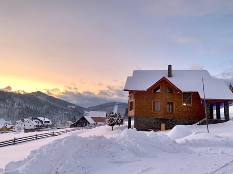 Facade/entrance, Winter, On site