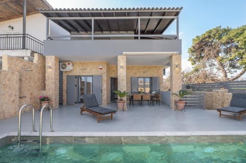 Property building, Patio, Day, Natural landscape, View (from property/room), Balcony/Terrace, Pool view, Swimming pool