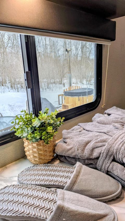 Natural landscape, Winter, Hot Tub, View (from property/room)