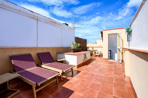 Day, Solarium, Balcony/Terrace, sunbed