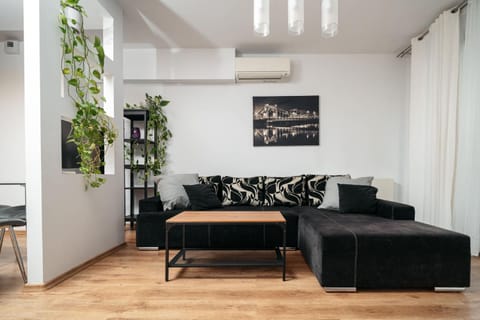 Living room, Seating area, air conditioner