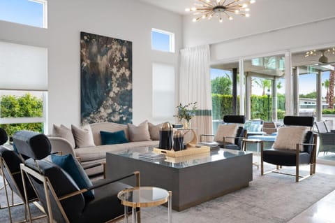 Modern Desert Retreat with private pool spa EV charger near Tennis Garden House in Indian Wells