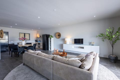 Living room, Seating area, Quiet street view