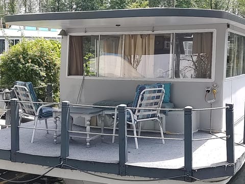 Large House Boat Docked boat in Fayette