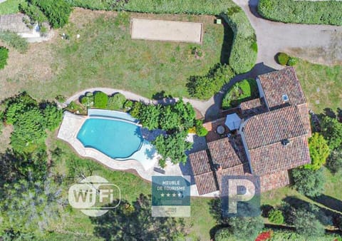 Property building, Day, Natural landscape, Bird's eye view, Garden, Garden view, Pool view, Swimming pool, sunbed