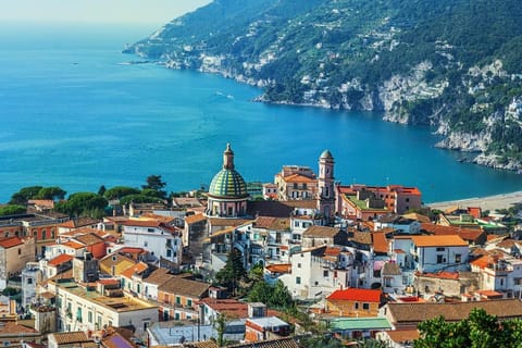 Natural landscape, Bird's eye view, City view