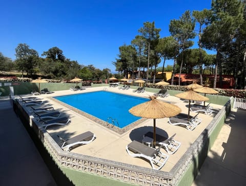 Pool view, Swimming pool, sunbed