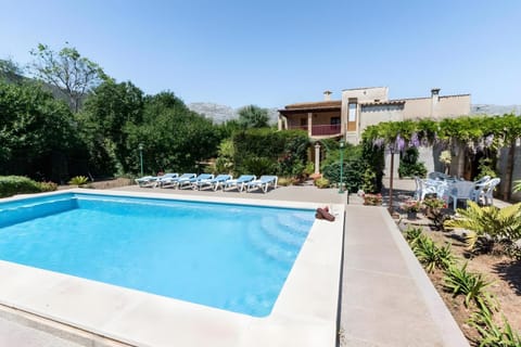 Property building, Living room, Swimming pool