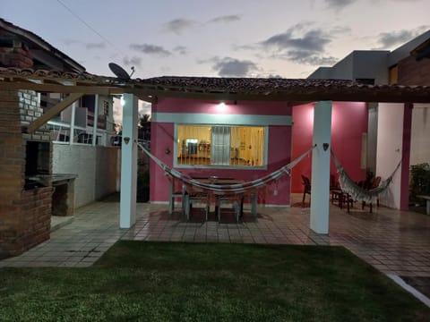 Property building, Night, Garden, Balcony/Terrace, Dining area, Garden view