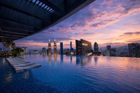 Nearby landmark, Natural landscape, Pool view, Swimming pool, Sunrise, Sunset, sunbed