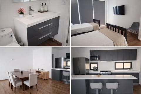 Bed, Kitchen or kitchenette, Photo of the whole room, Bedroom