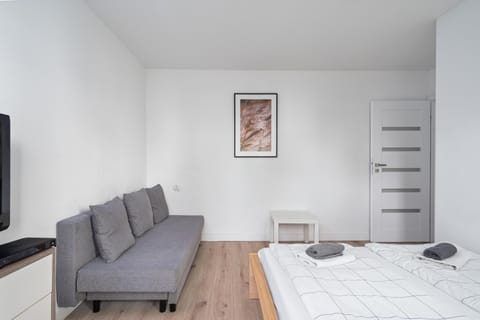 Bed, TV and multimedia, Living room, Photo of the whole room, Seating area, Bedroom