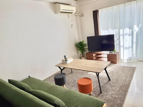 Living room, air conditioner