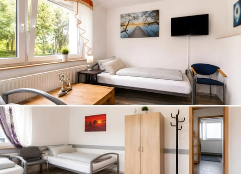 Property building, Living room, Bedroom