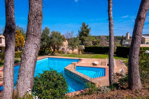 Day, Natural landscape, Garden, Garden view, Pool view, Swimming pool