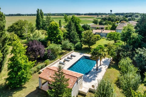 Property building, Bird's eye view, Garden, Pool view, Swimming pool, sunbed